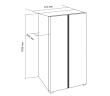 Холодильник LEX LSB530BLID WIND