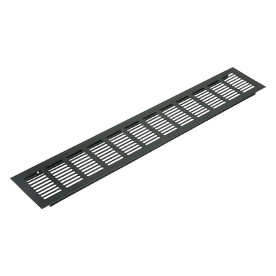 Решетка вентиляционная 480х80мм черная AQ 13.0067