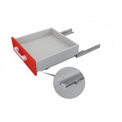 Направляющие шариковые скрытого монтажа B-slide BOYARD DB8883Zn/450