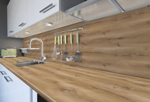 Столешница Scottish oak 2613/P Slotex 3000х600х40 мм