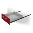 Роликовые направляющие BOYARD DS801 (550мм) черные DS 01BL.1/550