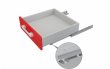 BOYARD.Направляющие шариковые, скрытого монтажа B-slide DB8884Zn/450