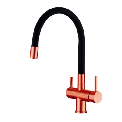 Смеситель для кухни Emar ЕС-3015 PVD медь