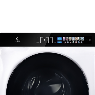 Стиральная машина инверторная с паром LEX LWM10012WBLITHD