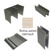 Комплект х3 двери ясень шимо светлый без в/п 2950мм Futurum