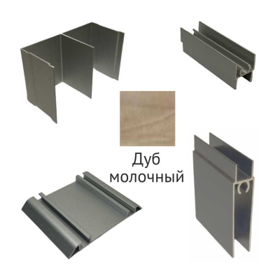 Комплект х3 двери дуб молочный без в/п 2950мм Futurum