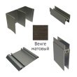 Комплект х4 двери венге матовый без в/п 3950мм Futurum