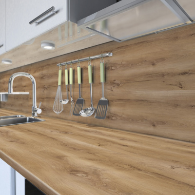 Стеновая панель Scottish oak 2613/P Slotex 4200х600х10 мм