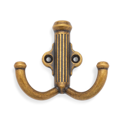 Крючок мебельный RIGATA BOYARD Матовая старинная латунь K251MAB.6