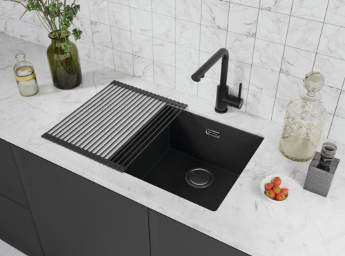 Смеситель для кухни OMOIKIRI Nakagawa 2 Plus-BL черный