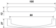 BOYARD.Ручка S1530/96 RS015GP.4/96