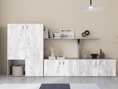 ЛДСП Бетон пайн светлый шагрень NORDECO ВЛД 2750х1830х16 мм