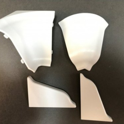 Угол внешний белый глянец Thermoplast 1110 AP740