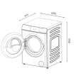 Стиральная машина инверторная с сушкой и паром LEX LWM12812GRID