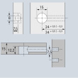 Стяжка эксцентриковая Rastex 15 для плиты 15-16мм HETTICH 79462/9059487