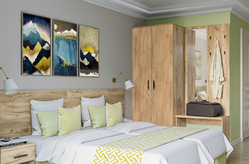 ЛДСП Дуб крафт золотой pure wood Кроношпан 2500х1830х16 мм