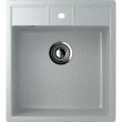 Мойка из искусственного камня U-406-310 серый Ulgran 500х445мм