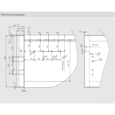 Подъемник кухонного шкафа SOLO MECH LIFT B1 белый SAMET 12417710001001