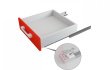 BOYARD.Направляющие шариковые, скрытого монтажа B-slide DB8882Zn/450