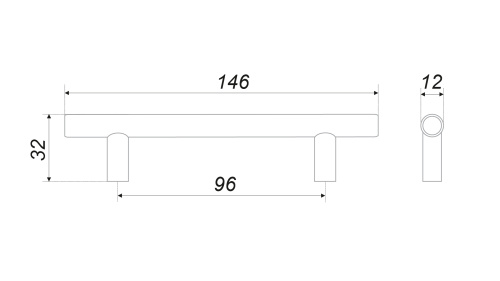 BOYARD.Ручка RR002 цвет AB RR002AB.5/96