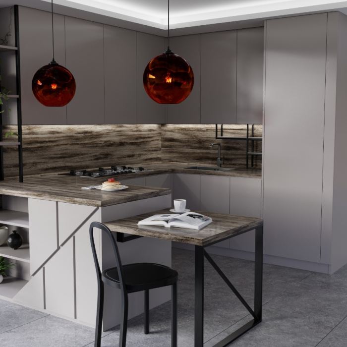 Стеновая панель Barn wood 8078/Rw Slotex 4200х600х10 мм