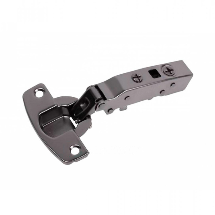 Петля мебельная накладная Clip-on Sensys 8645i TH52D35 HETTICH с доводчиком Черный обсидиан 9117734/9091738