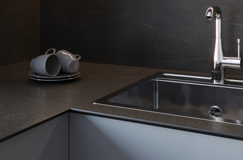 Столешница Black stone 5045/Bst Slotex 4200х600х40 мм