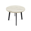 Обеденная группа Стол круглый и 4 стула серые (table88032LAP + chair_desert gray_black)