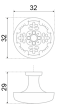 BOYARD.Ручка мебельная RC111AB.5