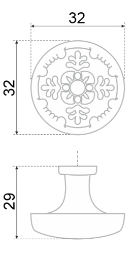 BOYARD.Ручка мебельная RC111AB.5