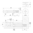 Эксцентрик 15х12мм, дюбель с резьбой 6,3x11мм BOYARD ST01/51/6/RdZn/01