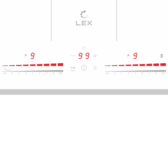 Индукционная варочная панель LEX EVI 641C WH