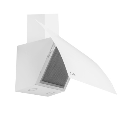 Кухонная вытяжка наклонная LEX PLAZA GS 600 WHITE
