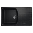 Мойка из искусственного камня U-703-308 черный Ulgran 830х480мм