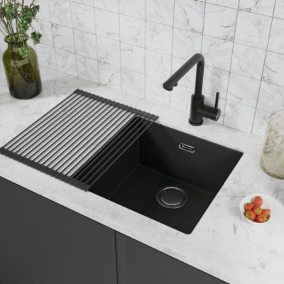 Смеситель для кухни OMOIKIRI Nakagawa 2 Plus-BL черный