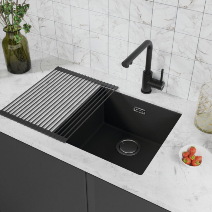 Смеситель для кухни OMOIKIRI Nakagawa 2 Plus-BL черный